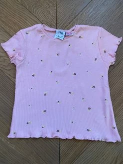 T-Shirt Zara Rose 12 Mois