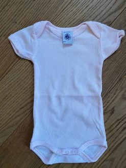 Body Petit Bateau Rose Pâle 1 Mois