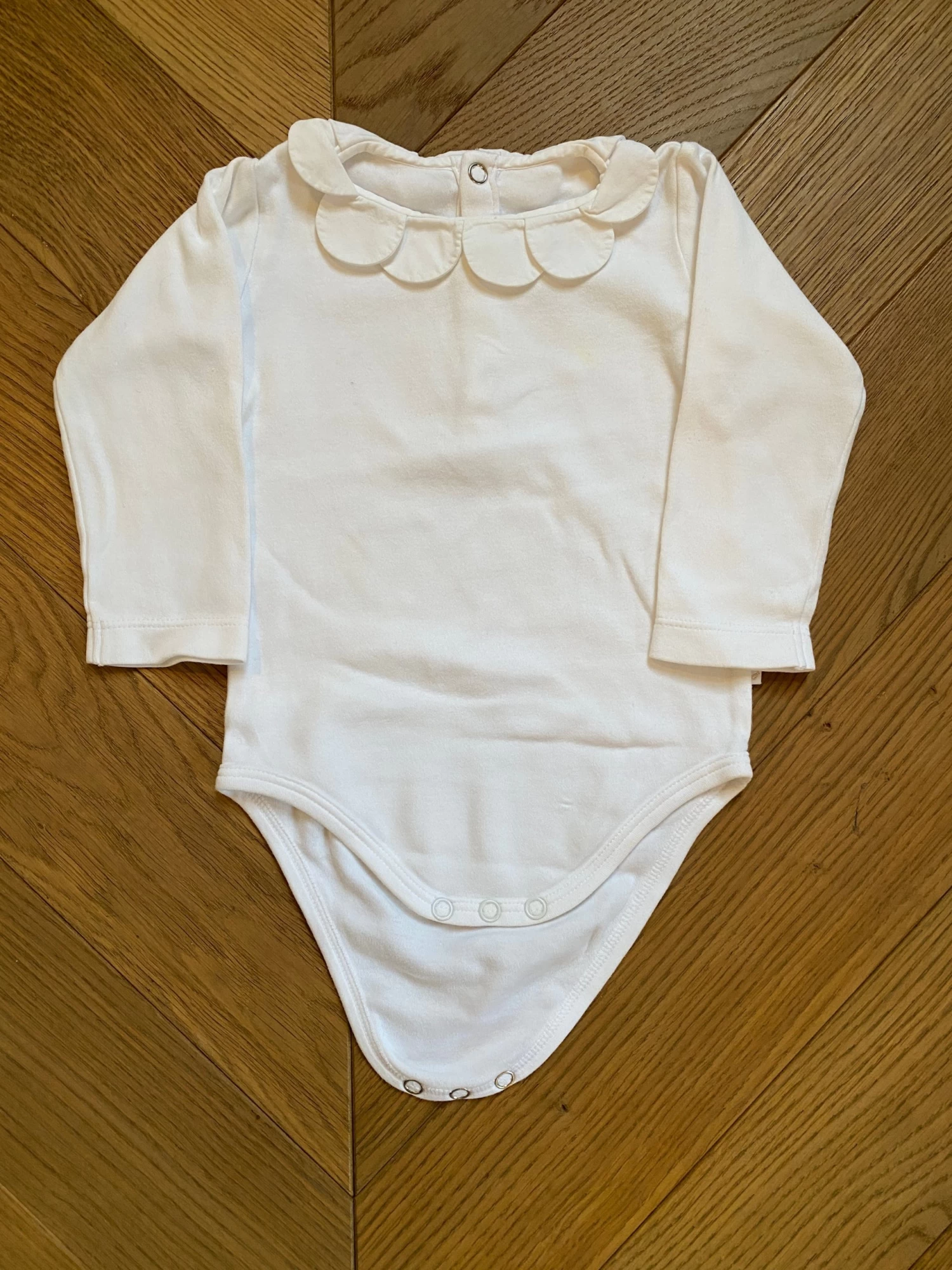 Body Jacadi Col Festonné Blanc 12 Mois 2 Body Jacadi Col Festonné Blanc 12 Mois