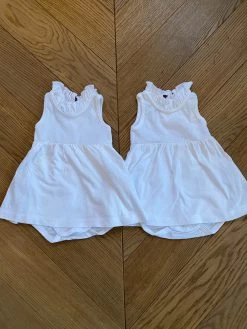 Lot De 2 Robes Petit Bateau Blanches 3 Mois