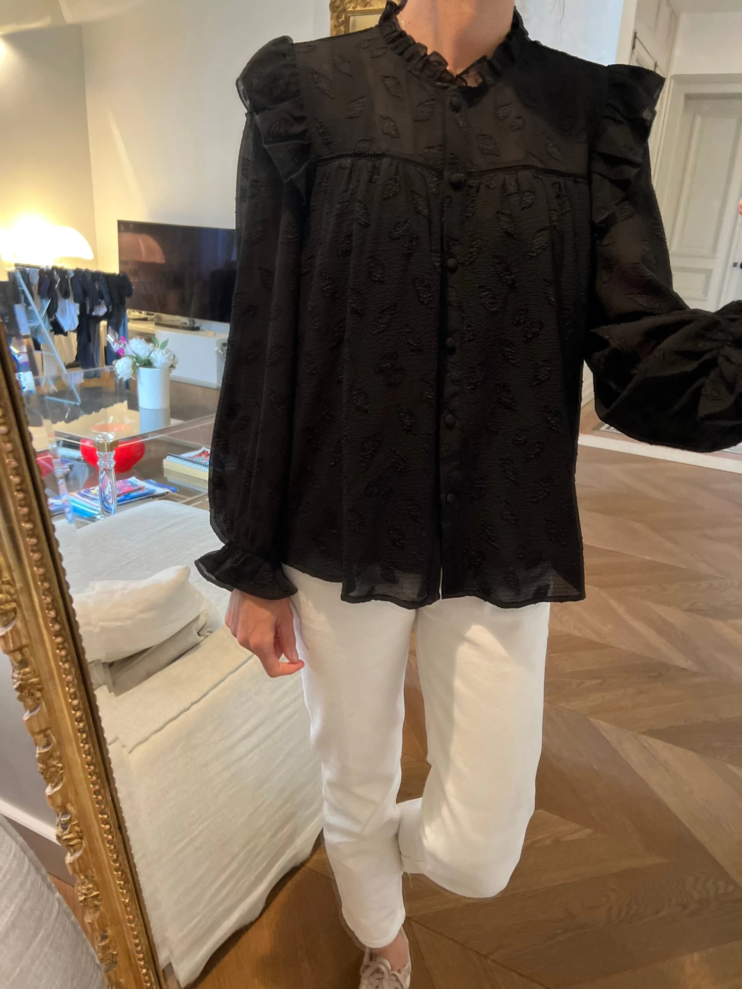 Ariane Brodier Blouse Wantit Noire 4 Ariane Brodier Blouse Wantit Noire – Image 2