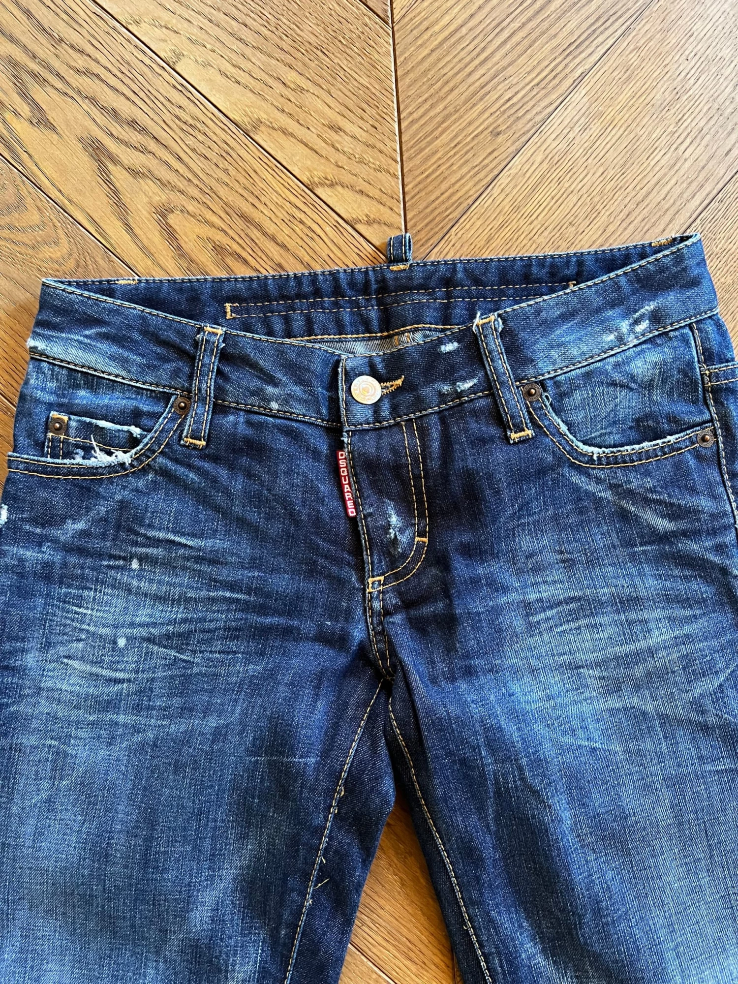 Ariane Brodier Jean Dsquared Bleu Brut Foncé 4 Ariane Brodier Jean Dsquared Bleu Brut Foncé – Image 2