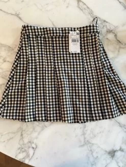 Ariane Brodier Jupe Neuve à Carreaux Mango Plissée