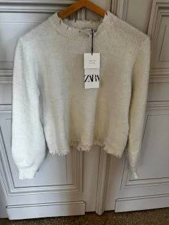 Ariane Brodier Pull Zara Ecru -Femmes Boutique ariane brodier pull zara ecru neuf 5