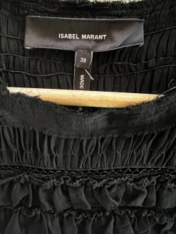 Ariane Brodier Robe Isabel Marant En Soie Noire à Volants 13 Ariane Brodier Robe Isabel Marant En Soie Noire à Volants -Femmes Boutique ariane brodier robe isabel marant en soie noire a volants 6