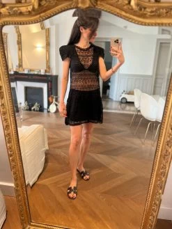 Ariane Brodier Robe Isabel Marrant Noir En Crochet -Femmes Boutique ariane brodier robe isabel marrant noir en crochet ariane 6