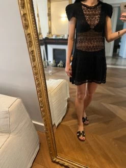 Ariane Brodier Robe Isabel Marrant Noir En Crochet -Femmes Boutique ariane brodier robe isabel marrant noir en crochet ariane 9