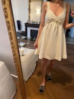 Ariane Brodier Robe Sezane Courte Clothide Neuve Ecrue -Femmes Boutique ariane brodier robe sezane courte clothide neuve ecrue ariane 4