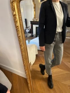 Blazer Zara Basic Gris Foncé -Femmes Boutique blazer zara basic gris fonce 3