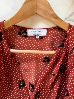 Blouse Opullence Cuivrée à Pois -Femmes Boutique blouse opullence cuivree a pois 10 47ce7a40 536c 4632 ad34 816a071accc8