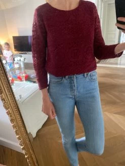 Blouse Sezane Bordeaux