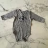 Body Gris Taille 12 Mois -Femmes Boutique body gris emilie b 1