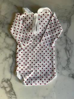 Body Petit Bateau à Pois Blancs Et Rouges 1 Mois -Femmes Boutique body petit bateau a pois blancs et rouges 4