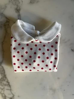 Body Petit Bateau à Pois Blancs Et Rouges 1 Mois -Femmes Boutique body petit bateau a pois blancs et rouges 5