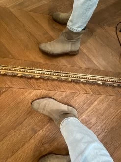 Bottines Hope En Daim Beige