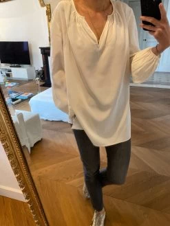 Charlotte Pirroni Blouse Diane Von Furtstenberg En Soie Satinée