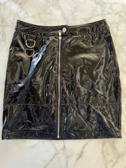 Charlotte Pirroni Jupe Daphnea Noir Vernis