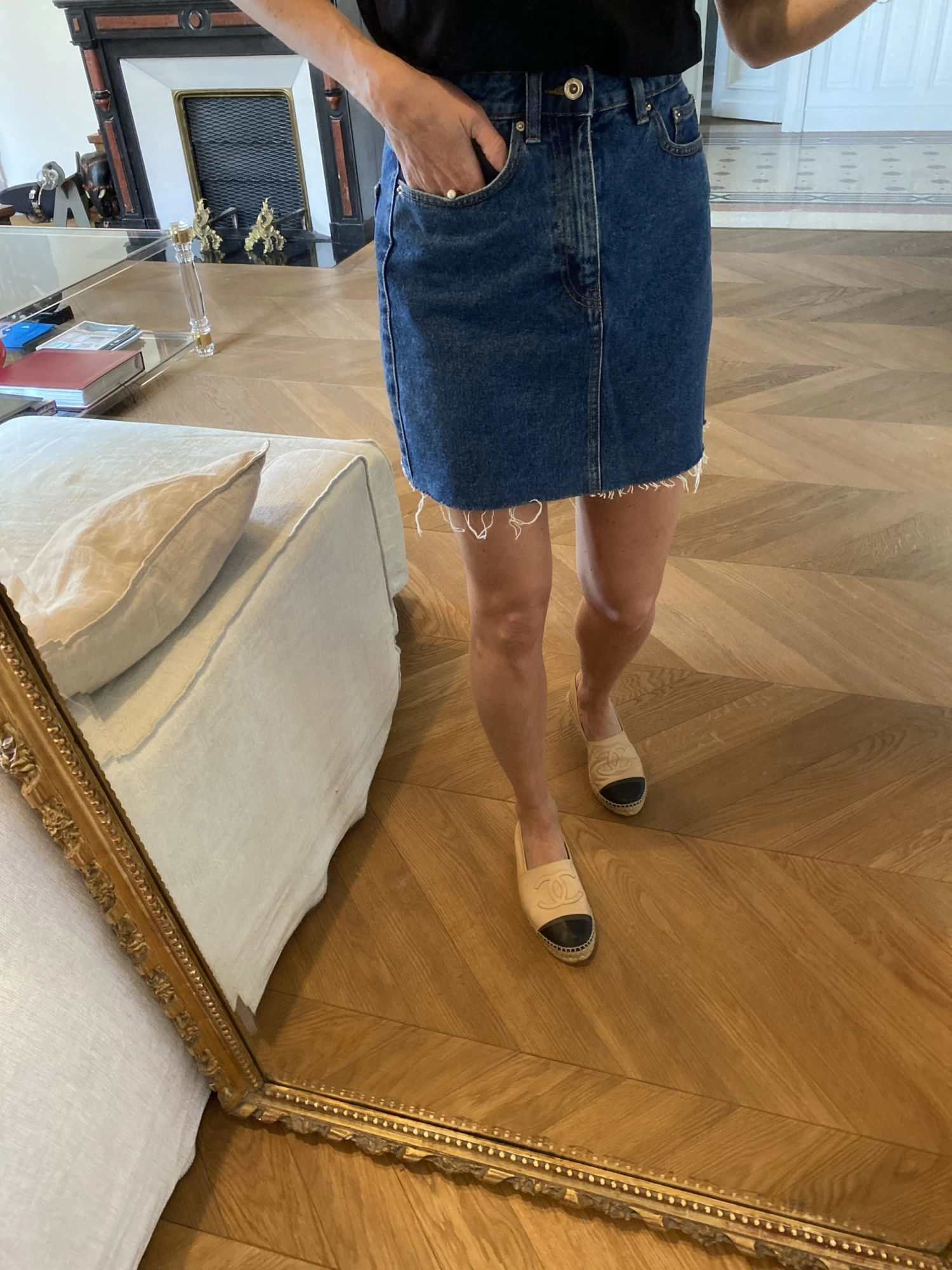 Charlotte Pirroni Jupe En Jean Brut Zara 4 Charlotte Pirroni Jupe En Jean Brut Zara – Image 2