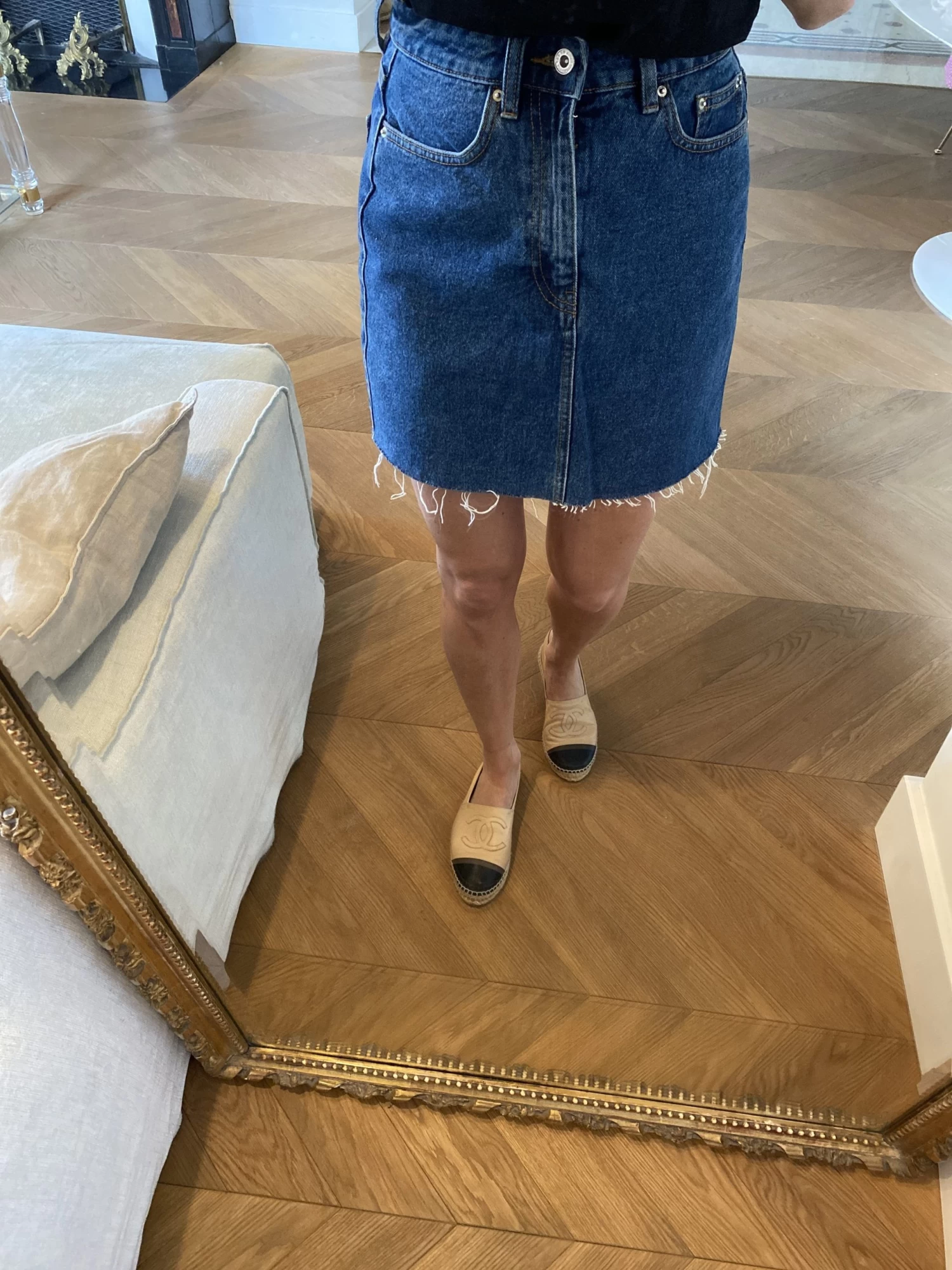 Charlotte Pirroni Jupe En Jean Brut Zara 8 Charlotte Pirroni Jupe En Jean Brut Zara – Image 6