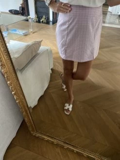 Charlotte Pirroni Mini Jupe Fendue à Taille Haute Et Imprimé Carreaux -Femmes Boutique charlotte pirroni mini jupe fendue a taille haute et imprime carreaux 3