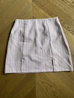 Charlotte Pirroni Mini Jupe Fendue à Taille Haute Et Imprimé Carreaux -Femmes Boutique charlotte pirroni mini jupe fendue a taille haute et imprime carreaux 7