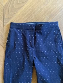 Charlotte Pirroni Pantalon Bleu Marine Zara à Petits Motifs -Femmes Boutique charlotte pirroni pantalon bleu marine zara a petits motifs 7