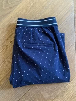 Charlotte Pirroni Pantalon Bleu Marine Zara à Petits Motifs -Femmes Boutique charlotte pirroni pantalon bleu marine zara a petits motifs 8