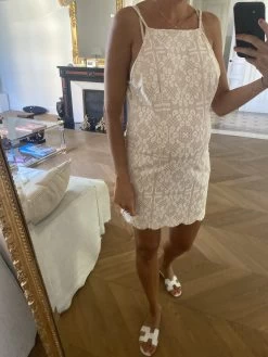 Charlotte Pirroni Robe Droite Forever Rose Pale A Bretelles -Femmes Boutique charlotte pirroni robe droite forever rose pale a bretelles 4