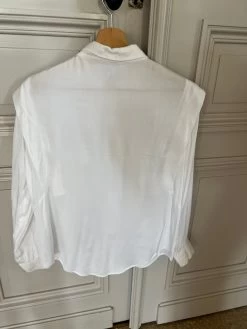 Lisa Chemise Bash Blanche Fluide Petits Volants -Femmes Boutique chemise bash blanche fluide petits volants lisa 6