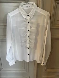 Chemise Claudie Pierlot Blanche Froufrou