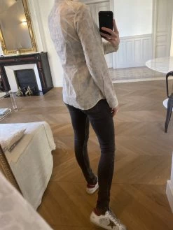 Chemise Comptoir Des Cotonniers Gris Clair Avec Poches -Femmes Boutique chemise comptoir des cotonniers gris clair avec poches 4