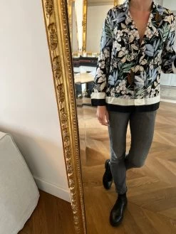 Lisa Chemisier Maje à Fleurs