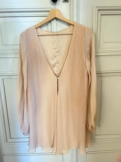 Combishort Plissée Zara Vieux Rose -Femmes Boutique combishort plissee zara vieux rose marion j 6