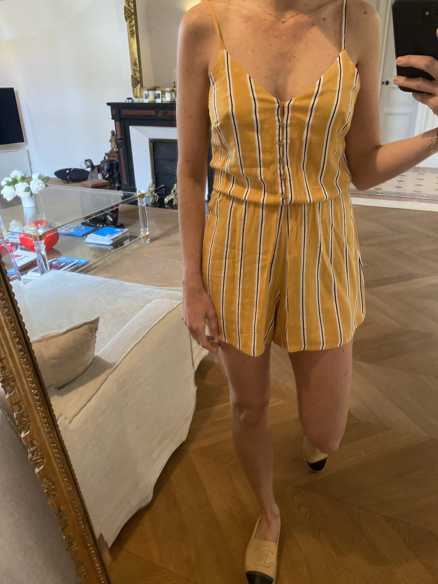 Combishort Stradivarius Moutarde 3 Combishort Stradivarius Moutarde