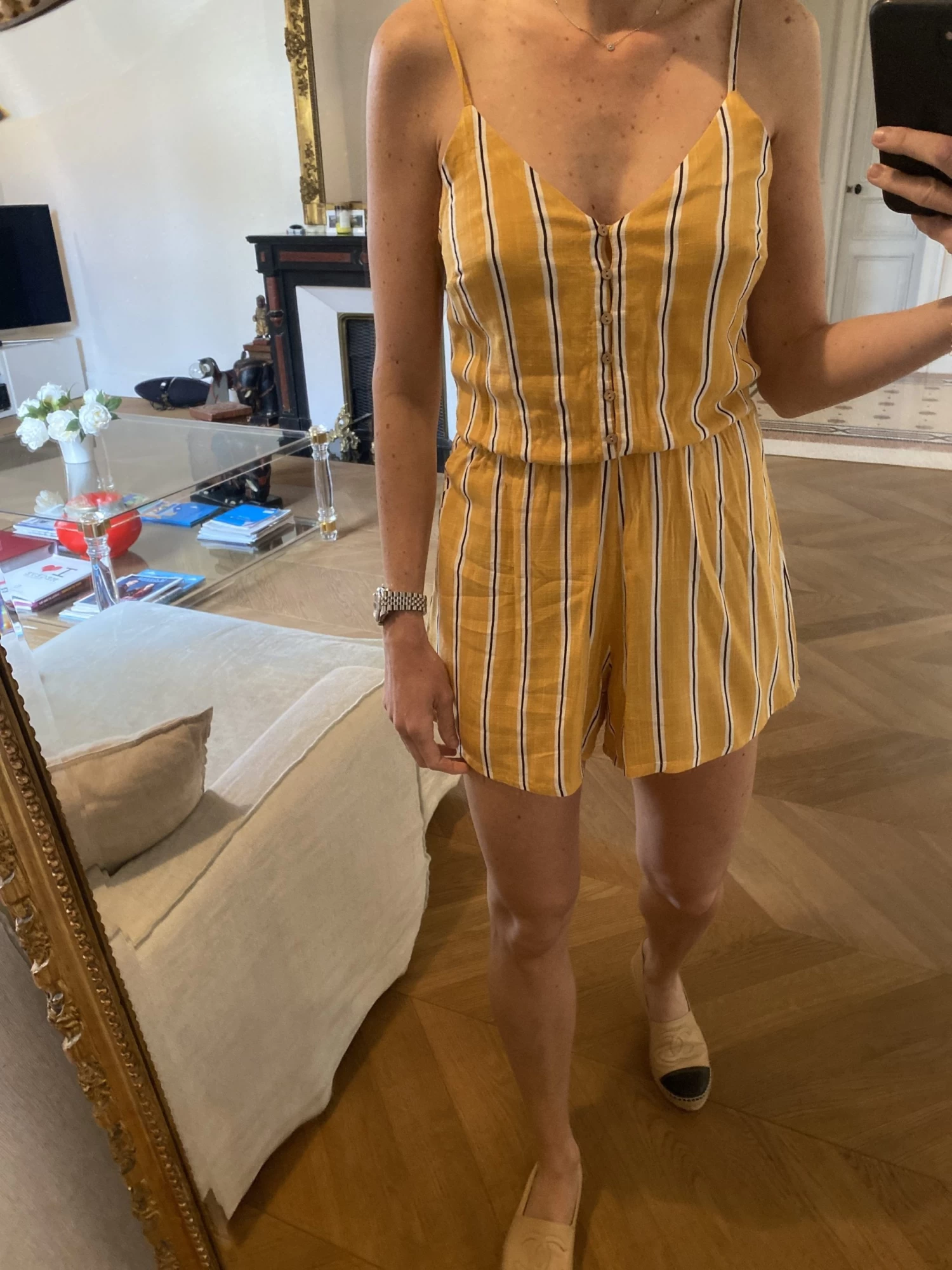 Combishort Stradivarius Moutarde 4 Combishort Stradivarius Moutarde – Image 2