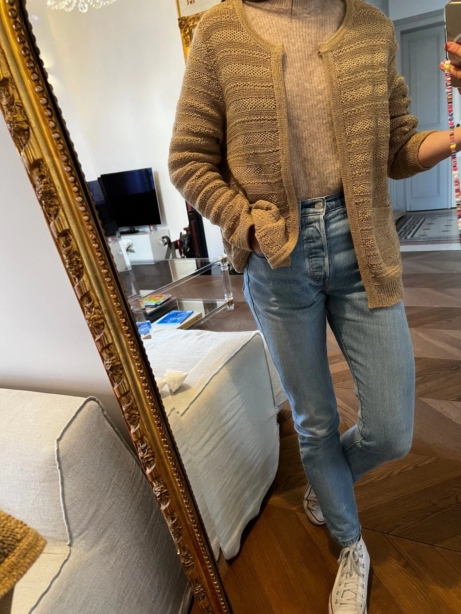 Gilet Apostrophe Camel 4 Gilet Apostrophe Camel – Image 2