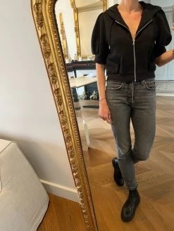 Lisa Gilet Bash Noir Avec Capuche 10 Lisa Gilet Bash Noir Avec Capuche -Femmes Boutique gilet bash noir avec capuche lisa 3