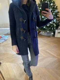 Gros Gilet Comptoir Des Cotonniers Bleu Marine