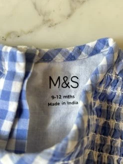 Haut Bleu Et Blanc à Carreaux 12 Mois -Femmes Boutique haut bleu et blanc a carreaux emilie b 3