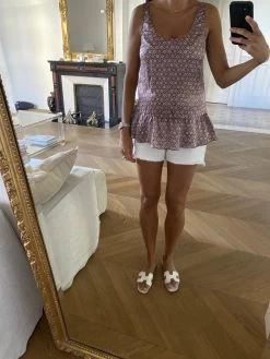 Haut En Soie IKKS Bordeaux