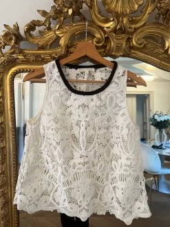 Haut Maje Blanc Broderie