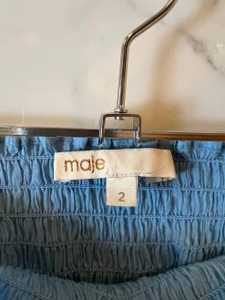 Haut Maje Bleu Clair épaules Dénudées 11 Haut Maje Bleu Clair épaules Dénudées -Femmes Boutique haut maje bleu clair epaules denudees julie marc 5