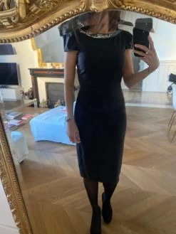 Robe Tara Jarmon En Laine Grise Avec Col Collier -Femmes Boutique image 1703c571 fa4f 4e4c 9381 c5e2c546298b