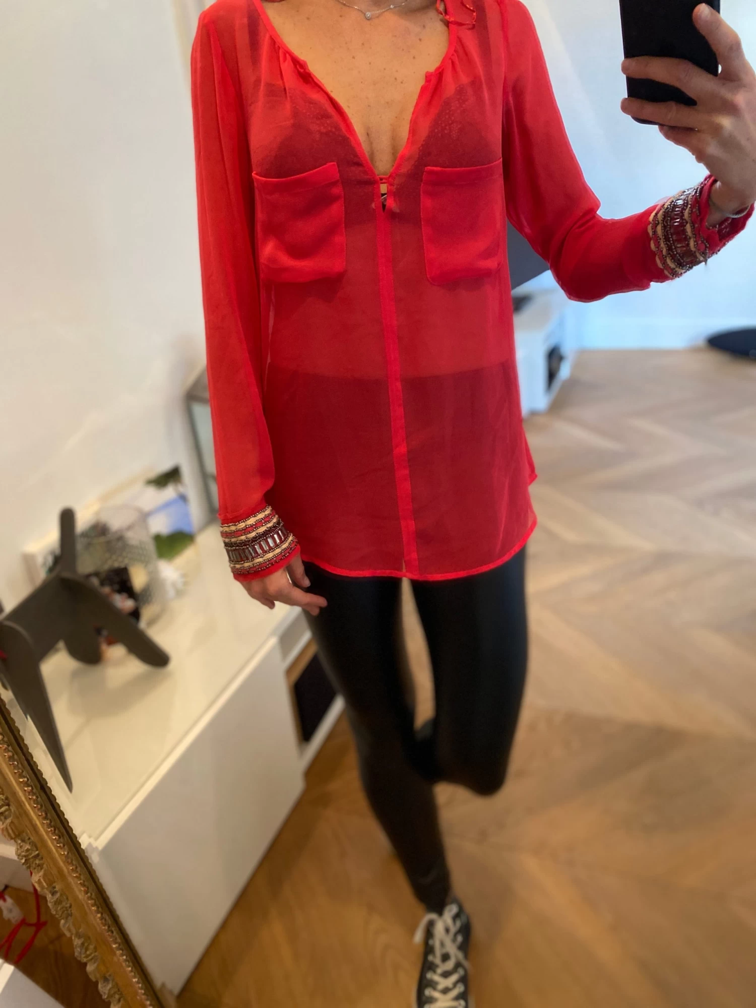 Blouse Fushia Zara Neuve 6 Blouse Fushia Zara Neuve – Image 4
