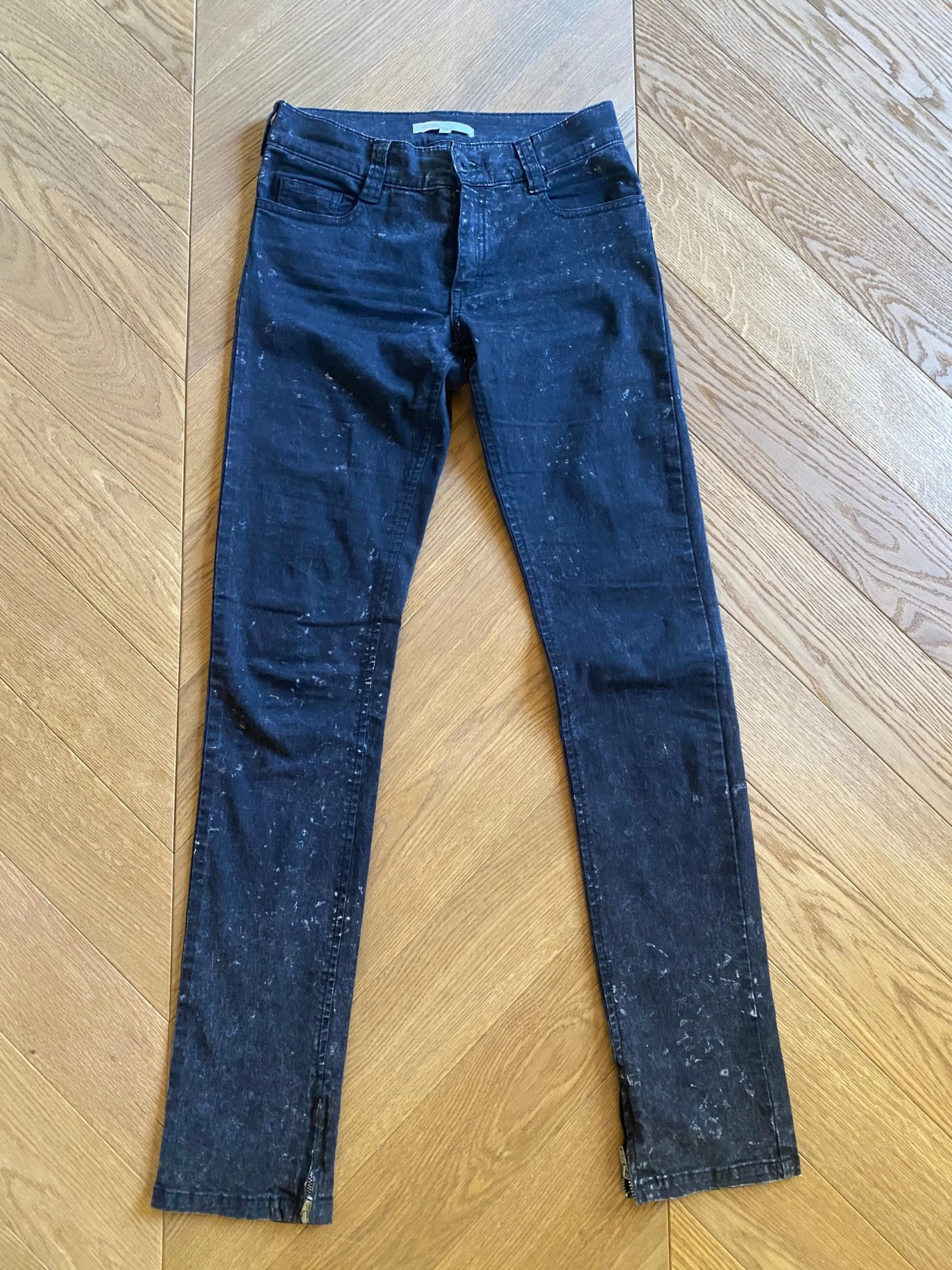 Pantalon Maje Noir Effet Délavé 10 Pantalon Maje Noir Effet Délavé – Image 8