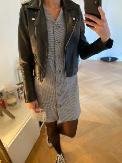 Eve Robe Mango Neuve Pied De Poule