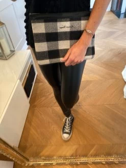 Pochette En Laine American Vintage à Carreaux