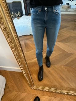 Jean Mom Mango Bleu Clair