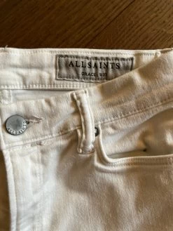 Jean Slim Blanc Allsaints -Femmes Boutique jean slim blanc allsaints 6