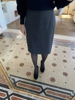 Jupe Caramelo à Rayures Grises